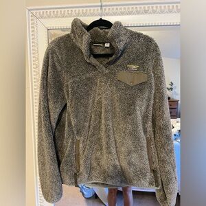 LL Bean Hi-Pile Pullover